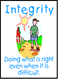 be a person of integrity