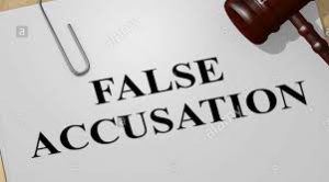 you might be falsely accused