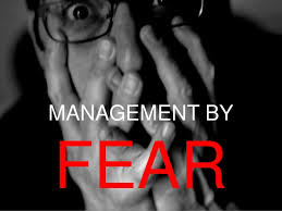 management by fear