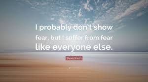 do not show fear