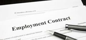 have permanent work contract