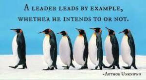 lead by example