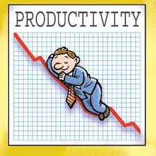 less productivity